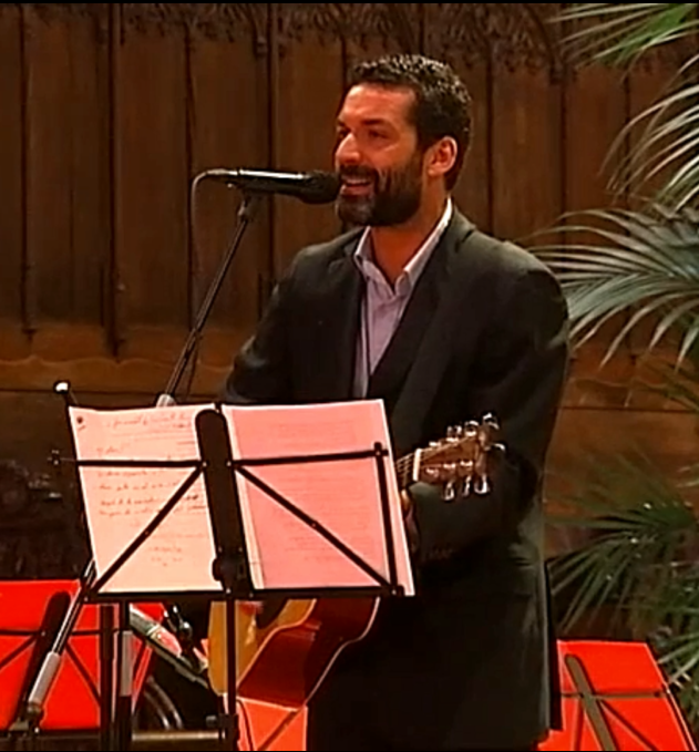 Jaime Anglada performing in Palma Cathedral, 2013