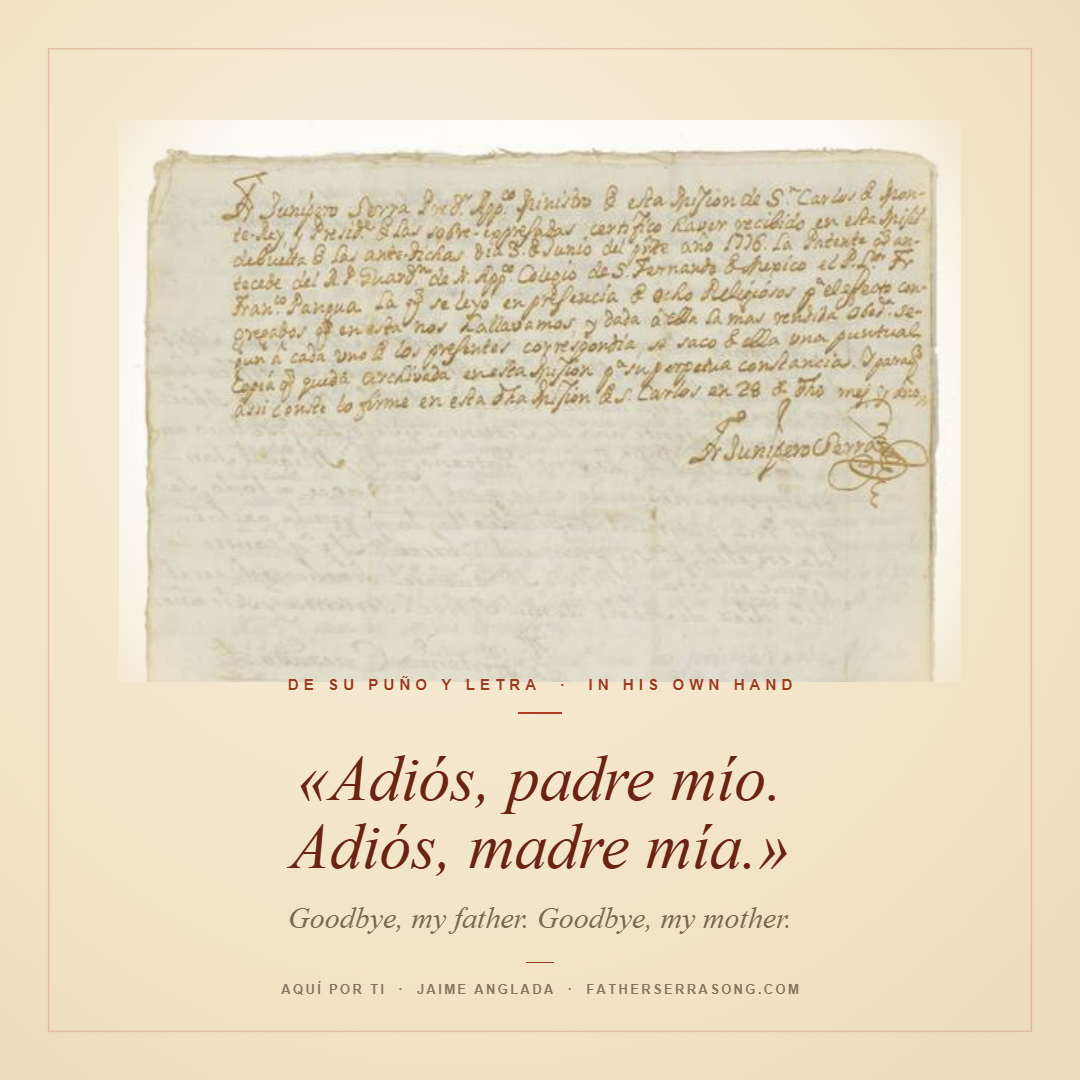 The farewell letter